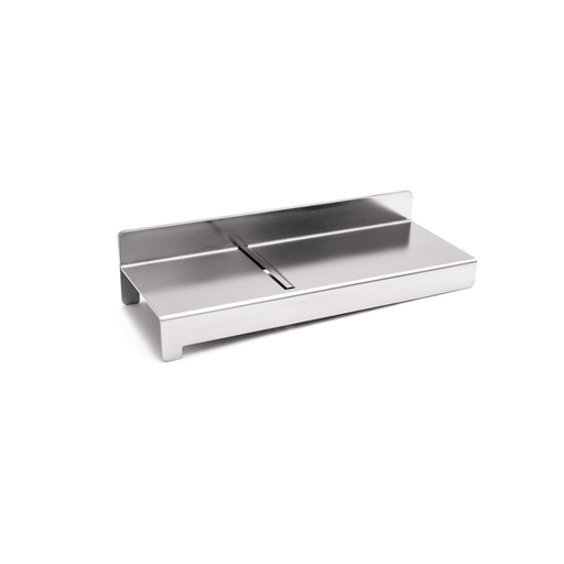 Heavy-duty bladeless stainless steel soap planer that never needs blade replacement. It evenly smoothes out surfaces, produces sample slices, creates design elements or faceted look like gemstones.