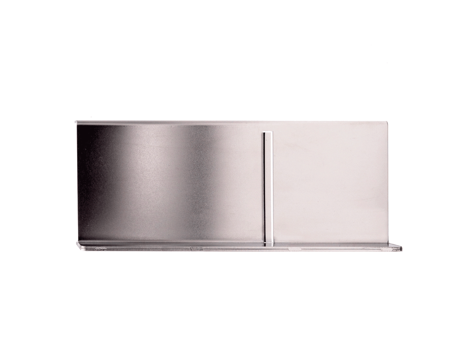Heavy-duty bladeless stainless steel soap planer top view.