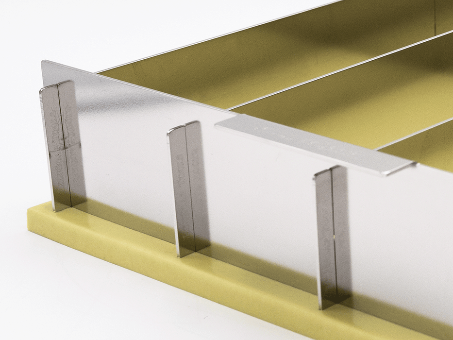 heavy-duty compact collapsible stainless steel soap loaf mold electropolishing shiny surface