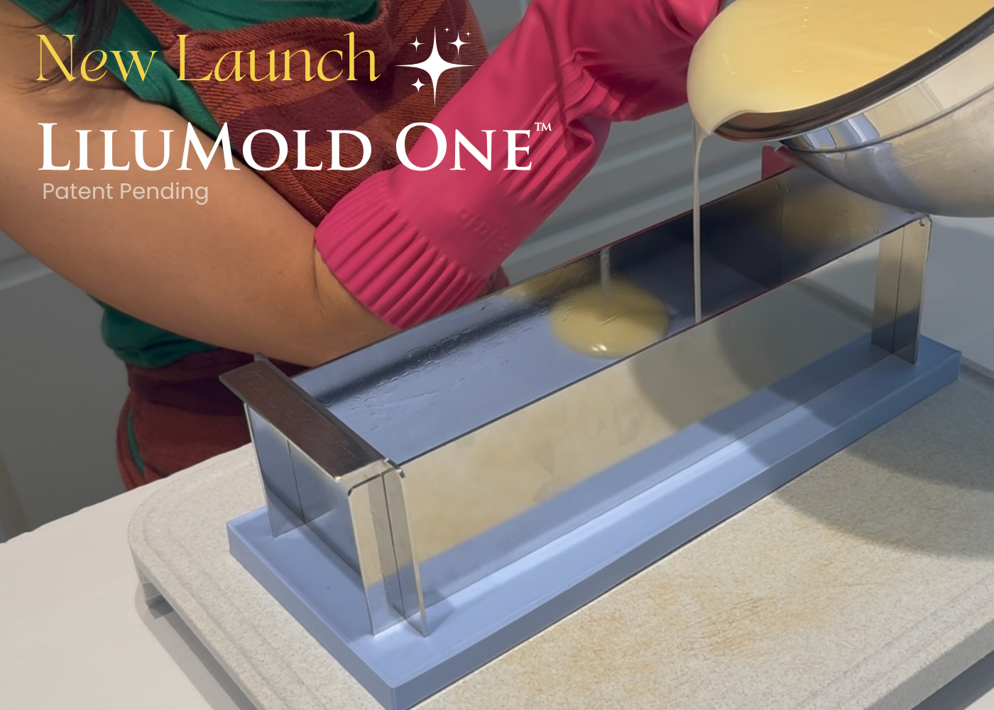 LiluSoap Tools LiluMold One Single Loaf Mold-3" x 3" x 11"