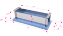 LiluSoap Tools LiluMold One single-loaf mold 3"x3"x11"-dimension