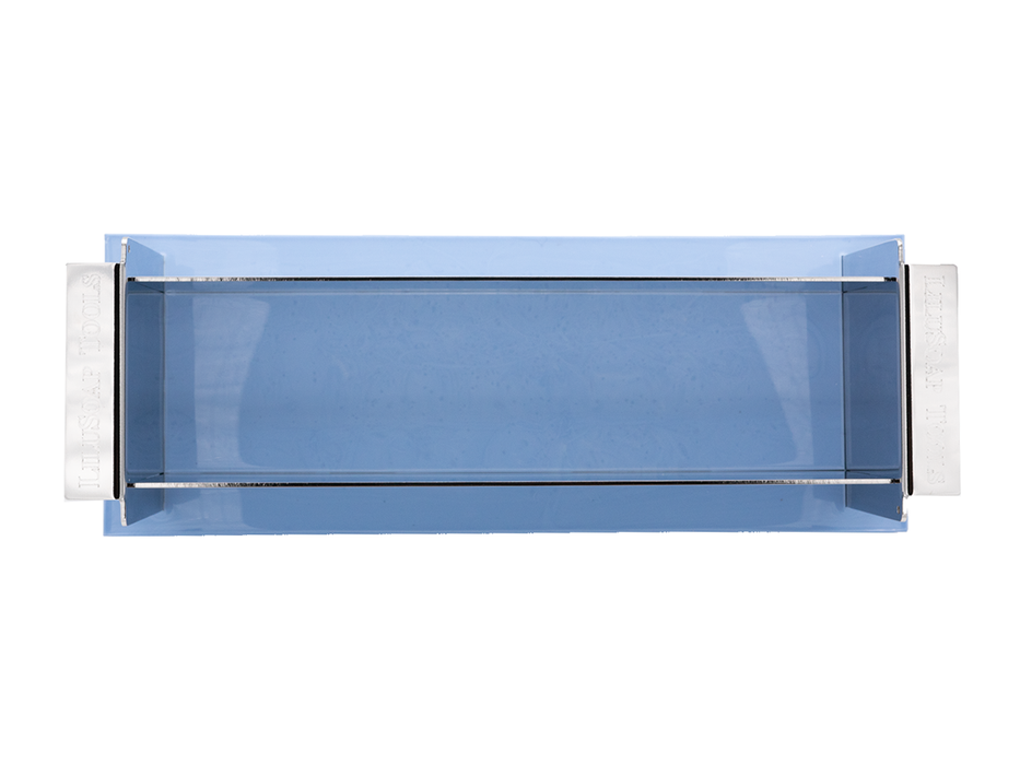 LiluSoap Tools LiluMold One single-loaf mold 3"x3"x11"-top view 