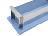LiluSoap Tools LiluMold One single-loaf mold 3"x3"x11"-3/4 view-front closup