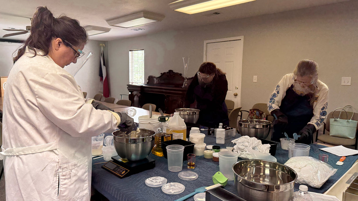 Exclusive Small-Group Hands-On Soapmaking Class with LiChing